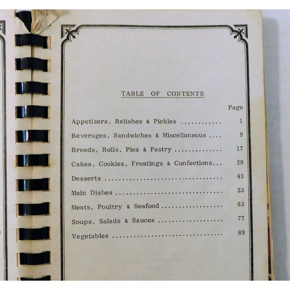 Our Favorite Recipes Cookbook Lutheran Womens Guild Milwaukie 1983 Spiral - Picture 6 of 11